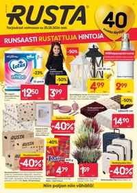 RUSTA tarjoukset - Alkaen MA 19.10.2026
