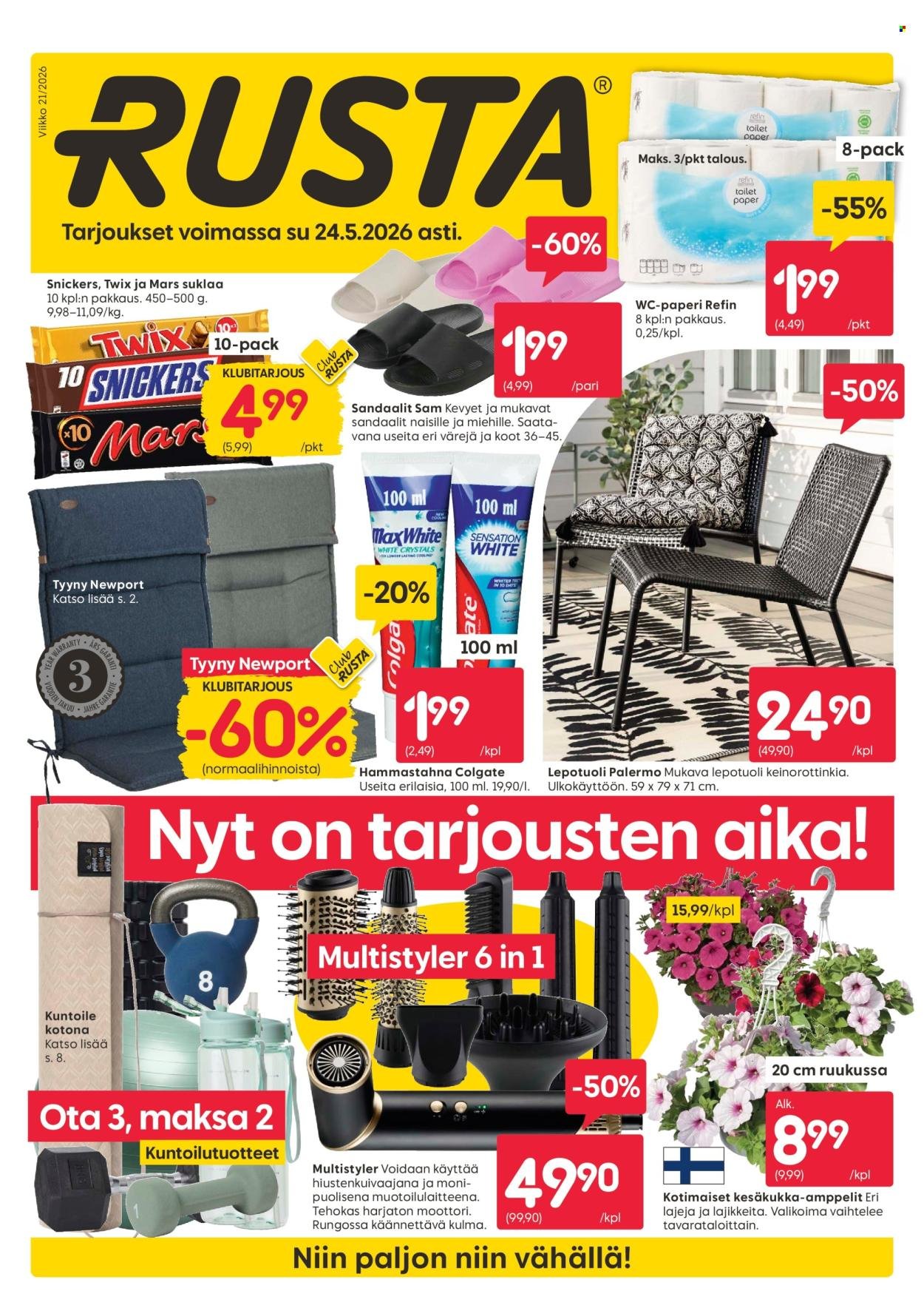 RUSTA tarjoukset - Alkaen MA 18.5.2026