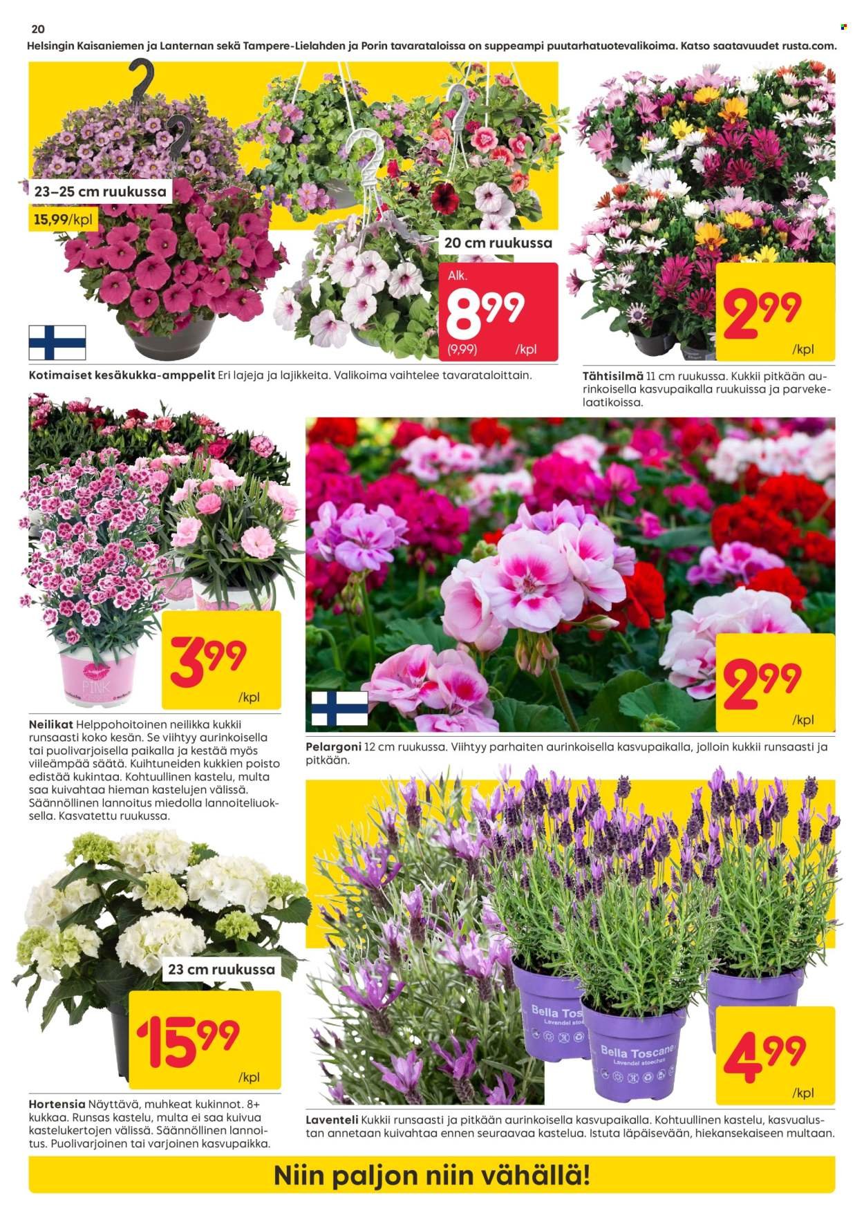RUSTA tarjoukset - Alkaen MA 18.5.2026