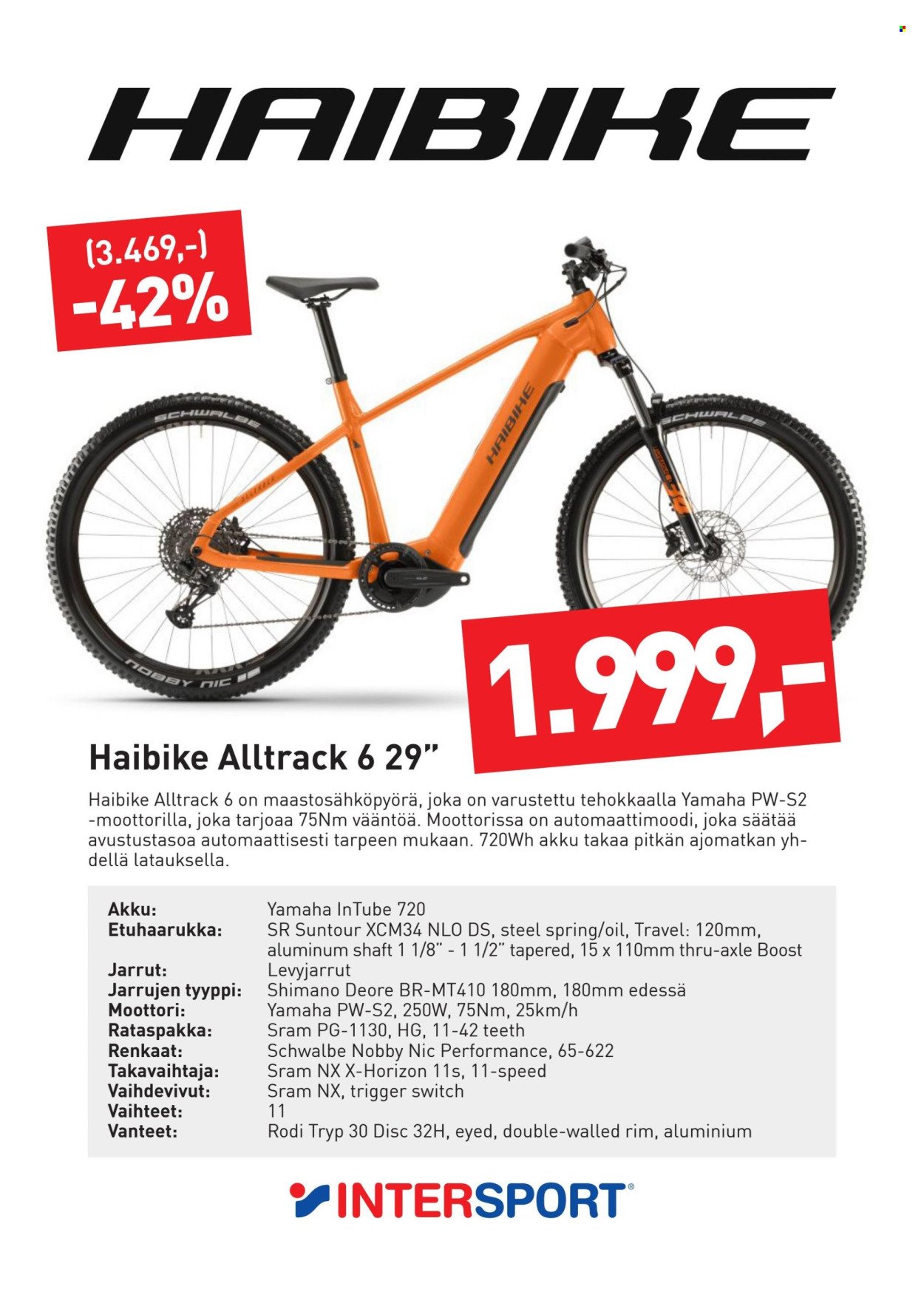 INTERSPORT tarjoukset - Pyöräpoistot Intersport Seinäjoelta!