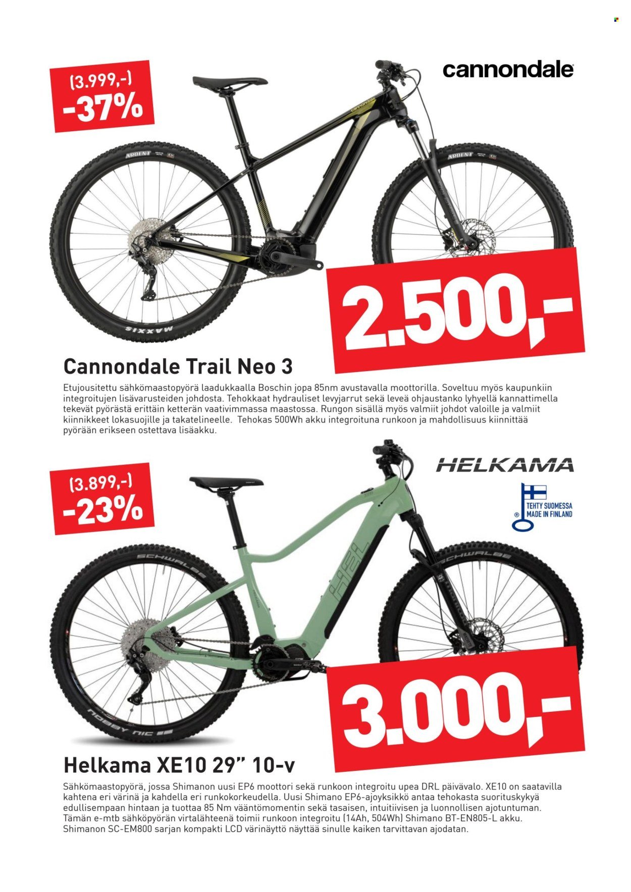 INTERSPORT tarjoukset - Pyöräpoistot Intersport Seinäjoelta!