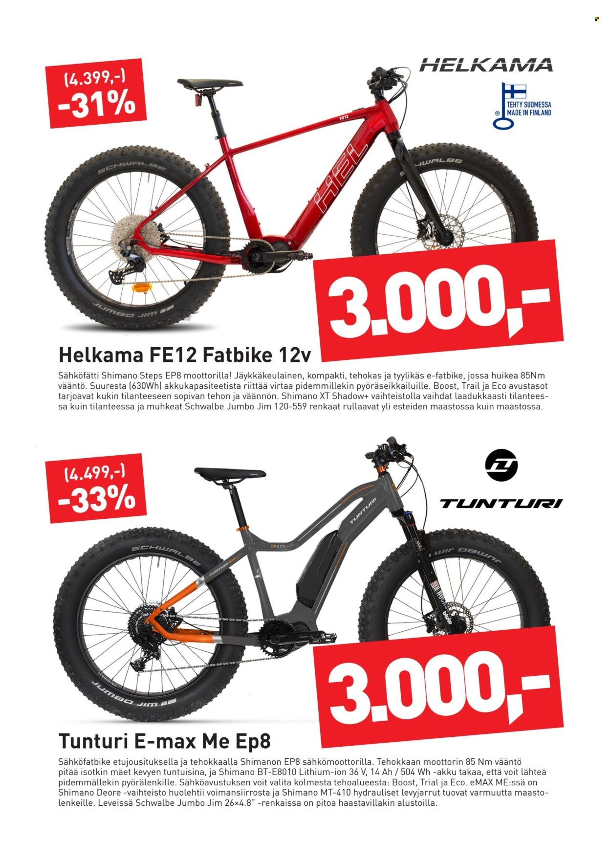 INTERSPORT tarjoukset - Pyöräpoistot Intersport Seinäjoelta!