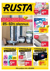 RUSTA tarjoukset - Alkaen MA 16.2.2026