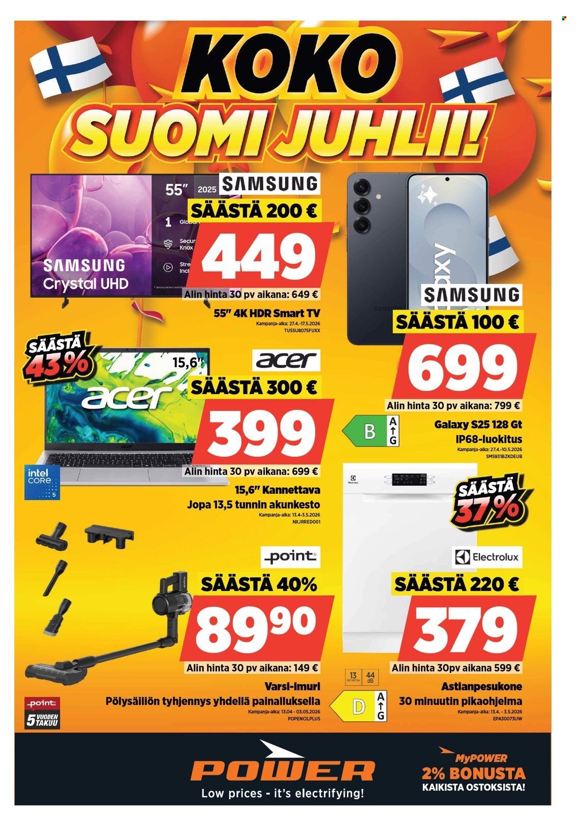 POWER tarjoukset - Huhtikuu 2026