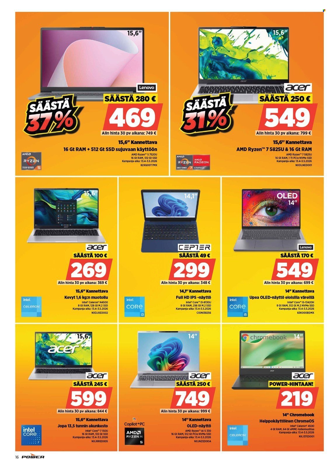 POWER tarjoukset - Huhtikuu 2026