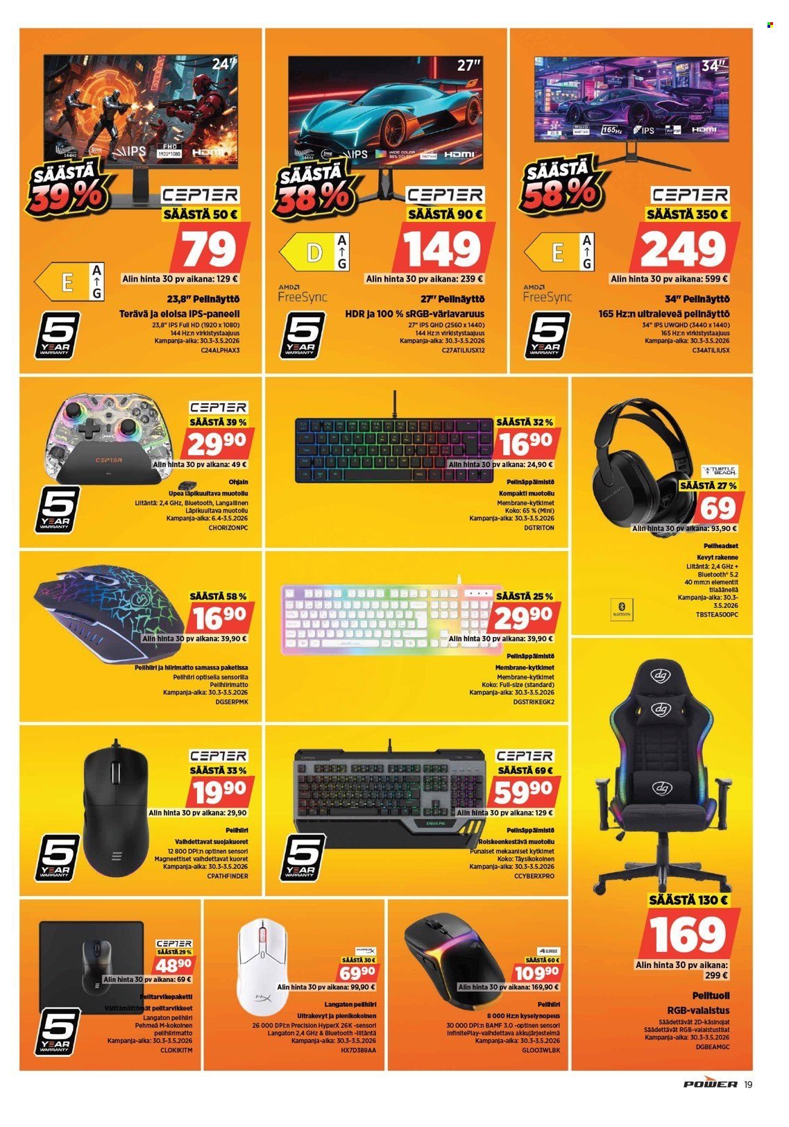 POWER tarjoukset - Huhtikuu 2026