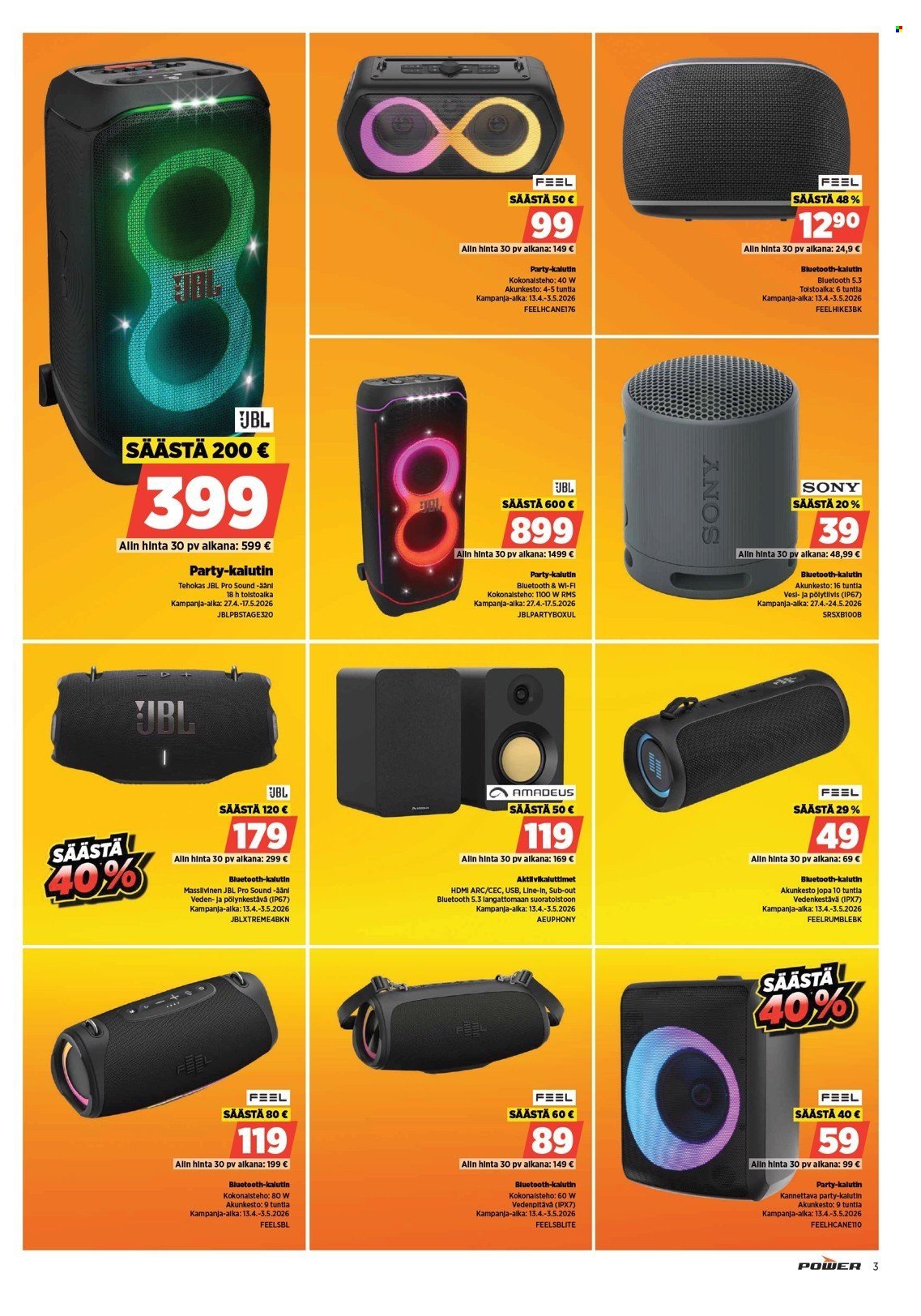 POWER tarjoukset - Huhtikuu 2026