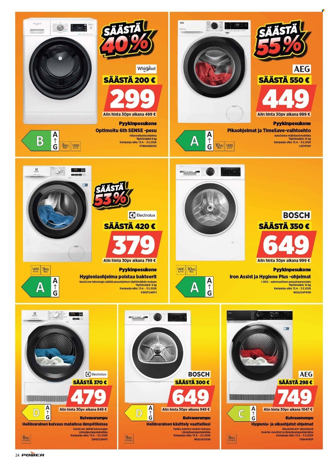 POWER tarjoukset - Huhtikuu 2026