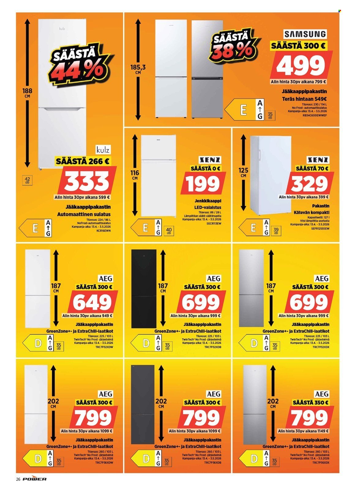 POWER tarjoukset - Huhtikuu 2026