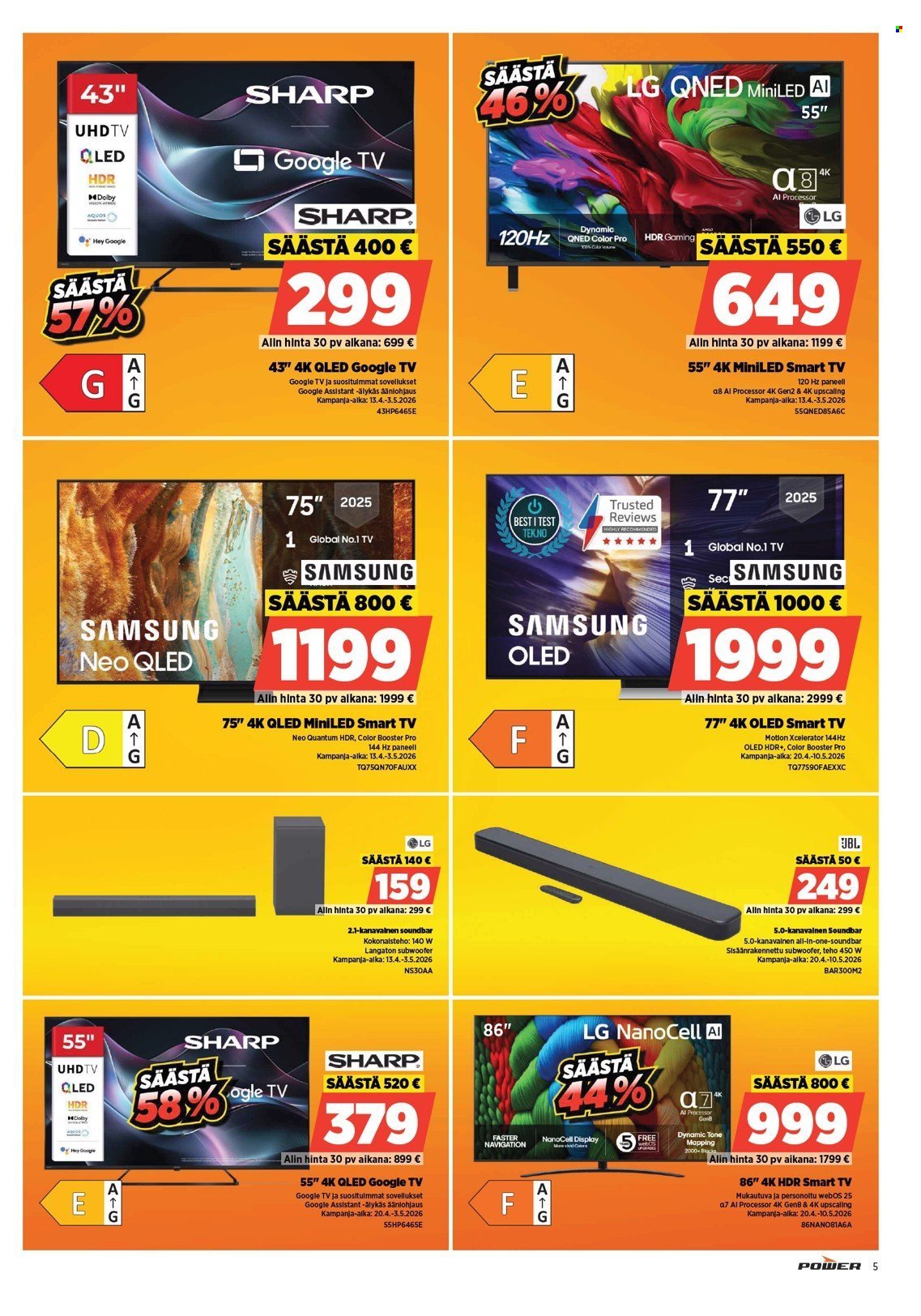 POWER tarjoukset - Huhtikuu 2026