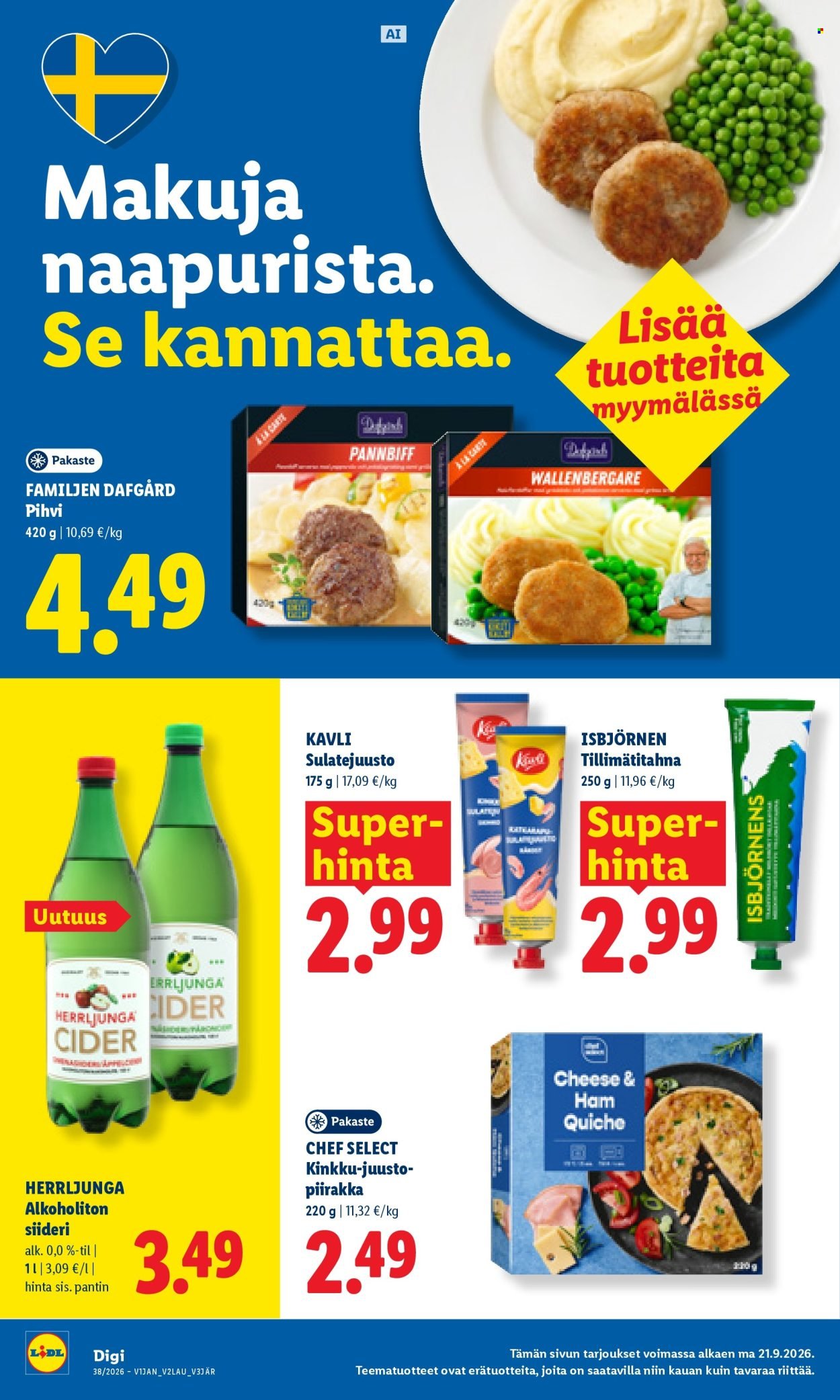 LIDL tarjoukset - Alkaen MA 21.9.2026