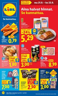 LIDL tarjoukset - Alkaen MA 21.9.2026