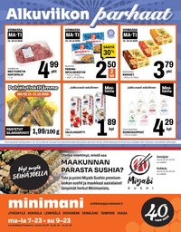 MINIMANI tarjoukset - Alkaen MA 19.10.2026