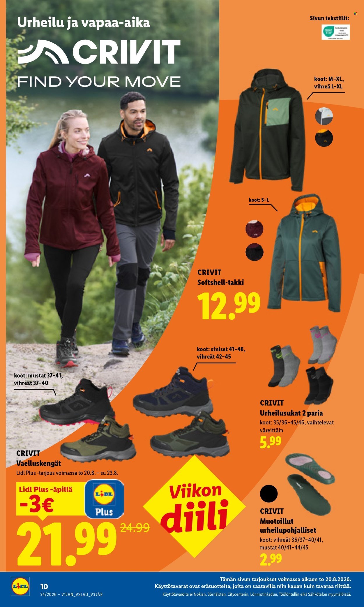 LIDL tarjoukset - Alkaen TO 20.8.2026