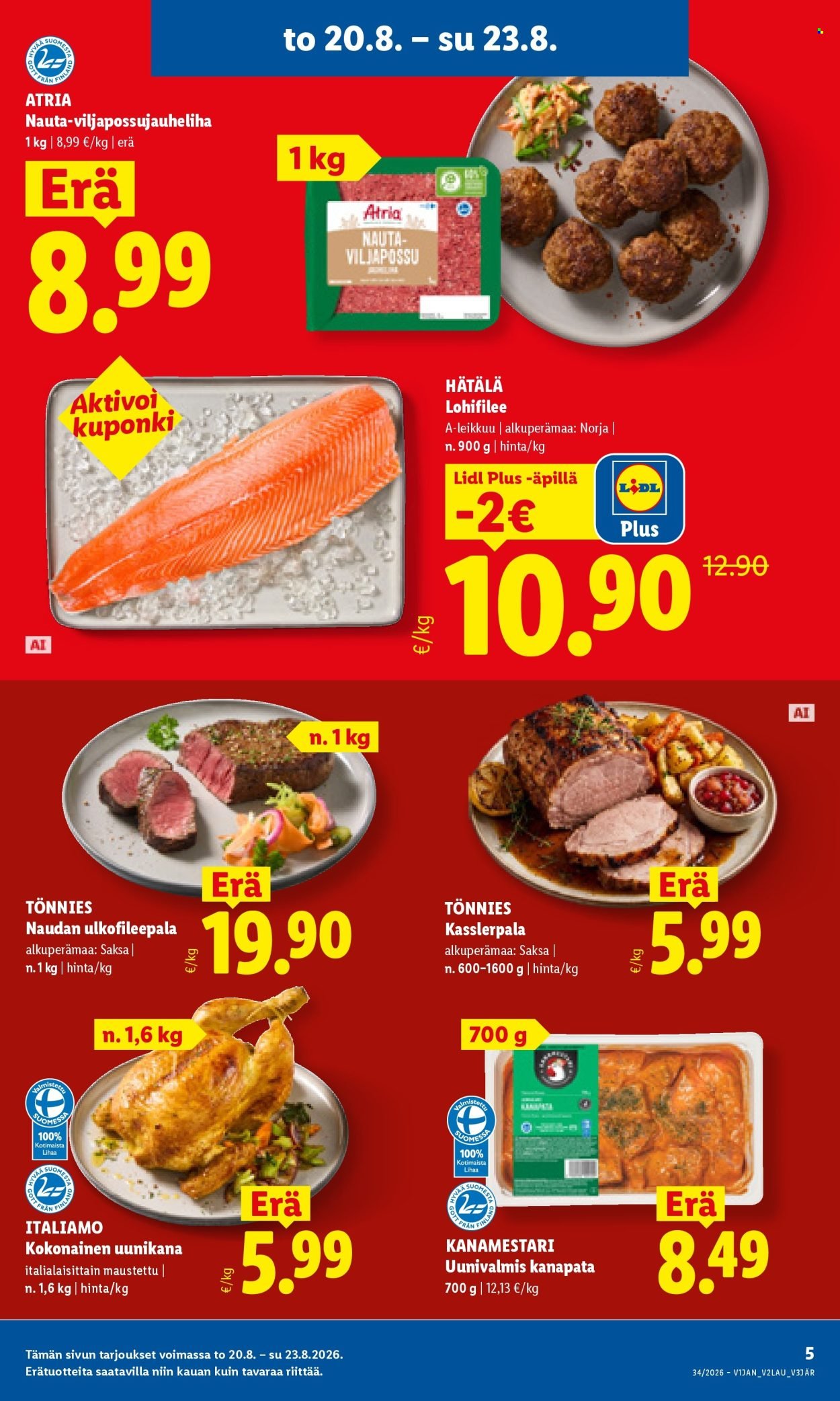 LIDL tarjoukset - Alkaen TO 20.8.2026