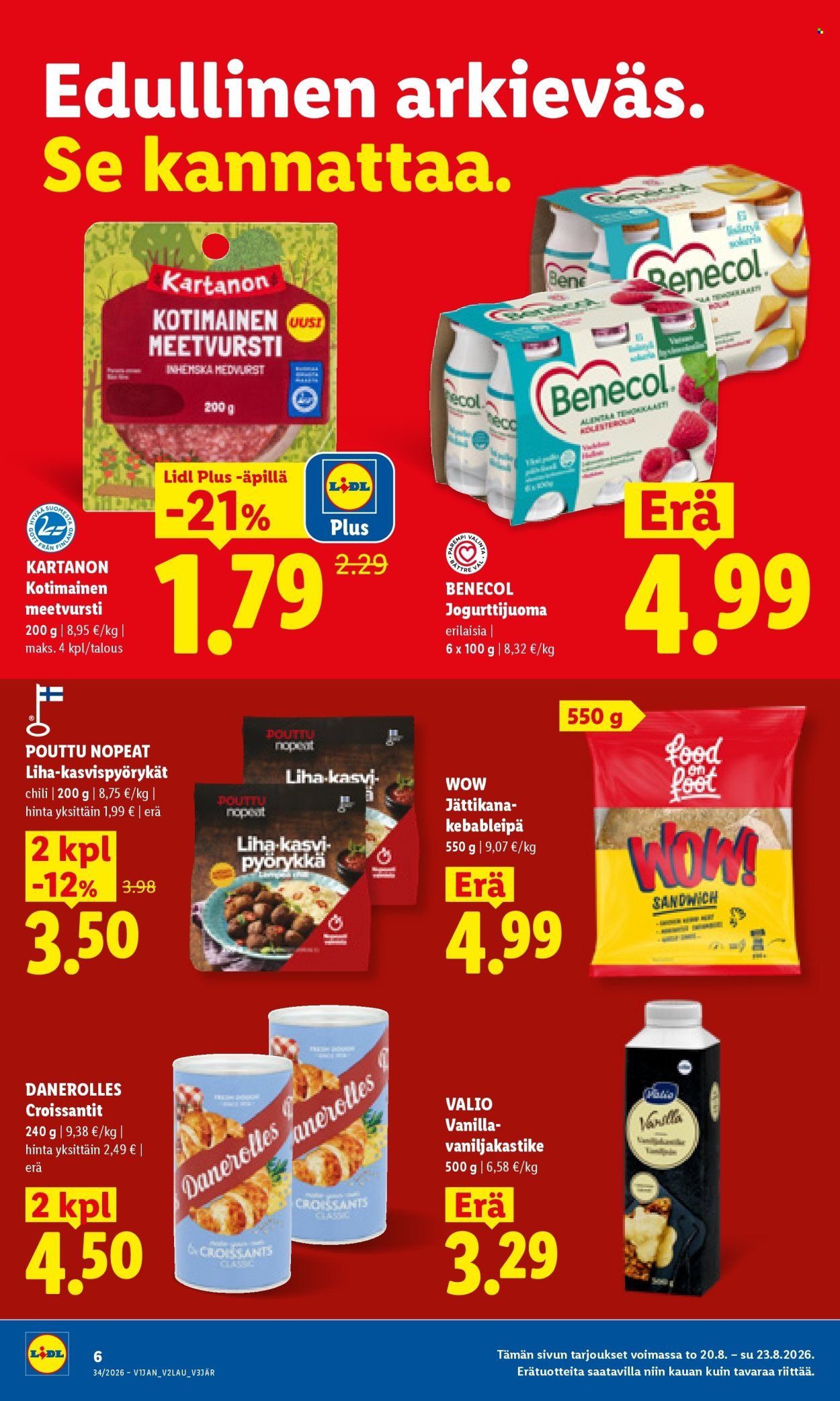 LIDL tarjoukset - Alkaen TO 20.8.2026