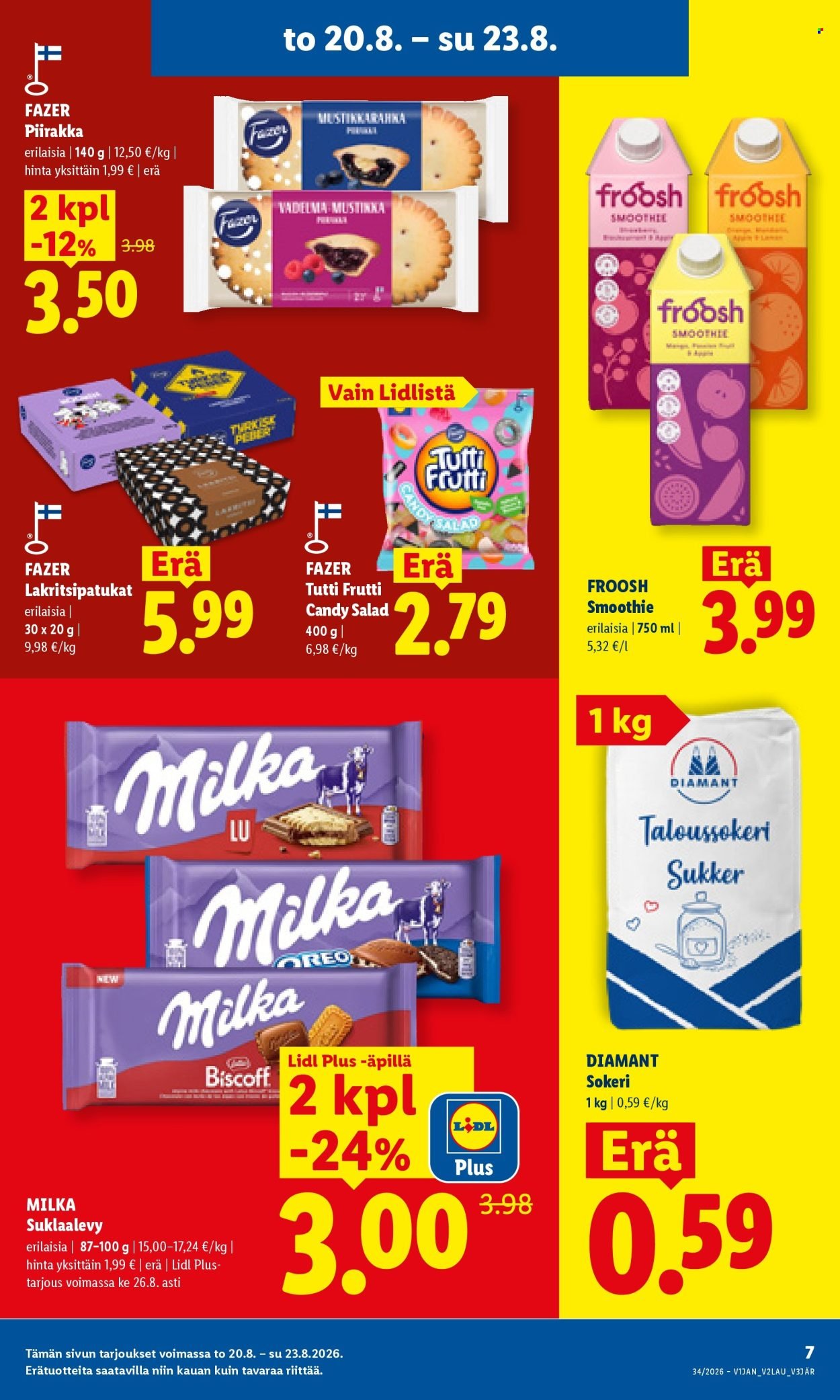 LIDL tarjoukset - Alkaen TO 20.8.2026