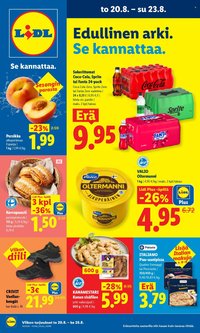 LIDL tarjoukset - Alkaen TO 20.8.2026