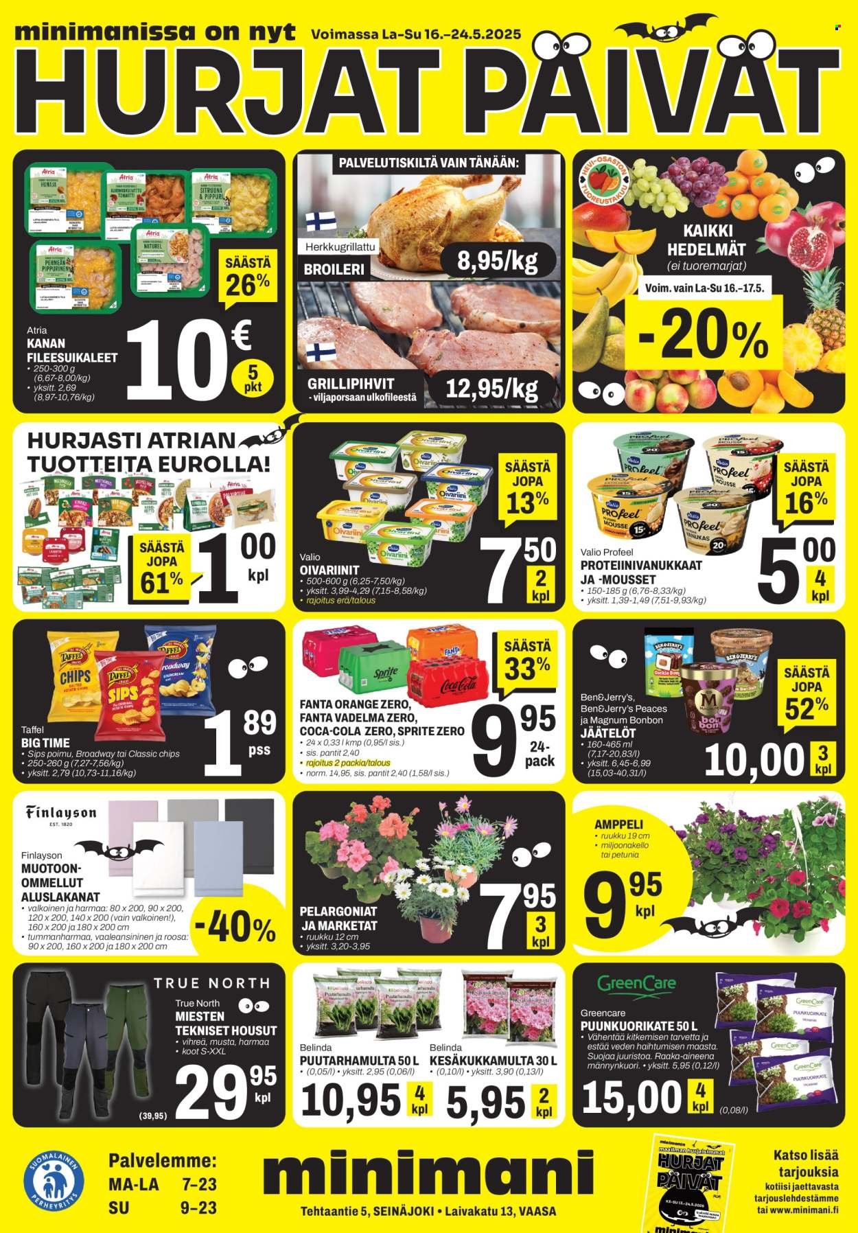 MINIMANI tarjoukset - Alkaen LA 16.5.2026