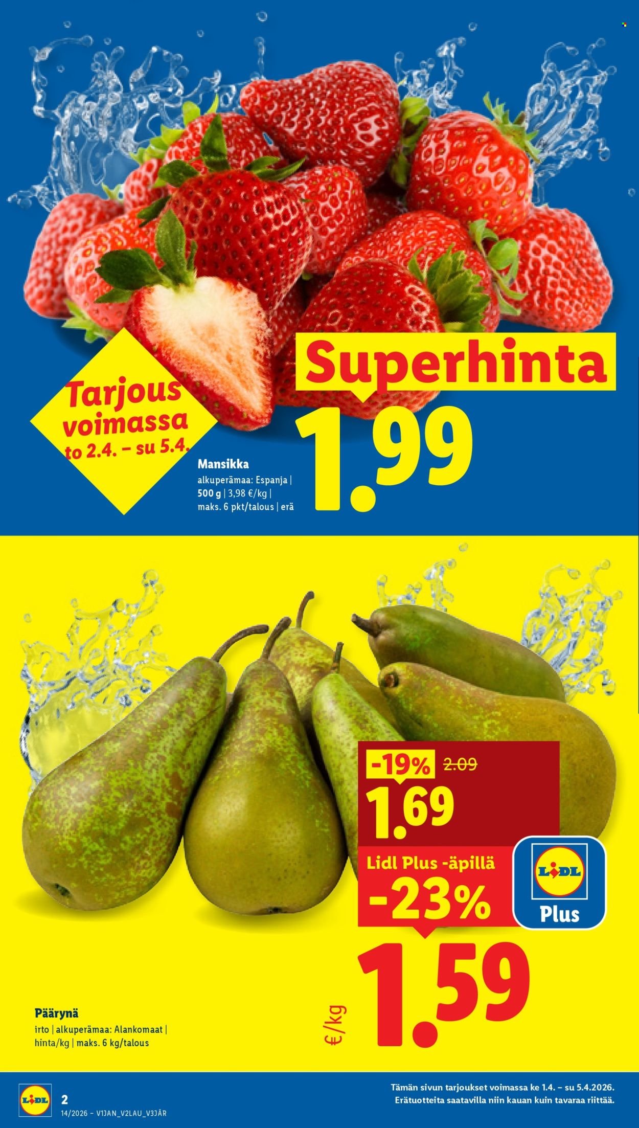 LIDL tarjoukset - Alkaen KE 1.4.2026