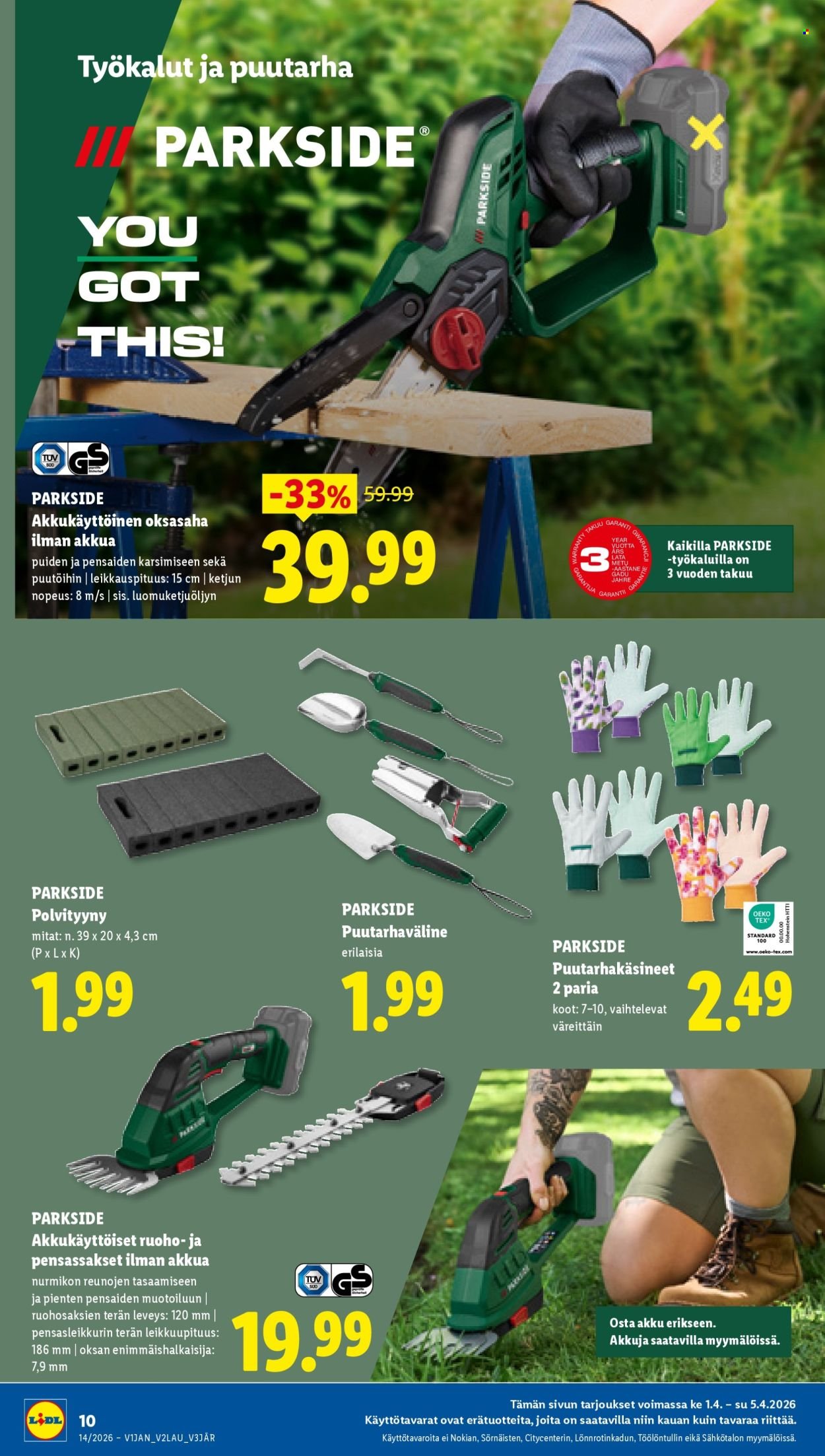 LIDL tarjoukset - Alkaen KE 1.4.2026