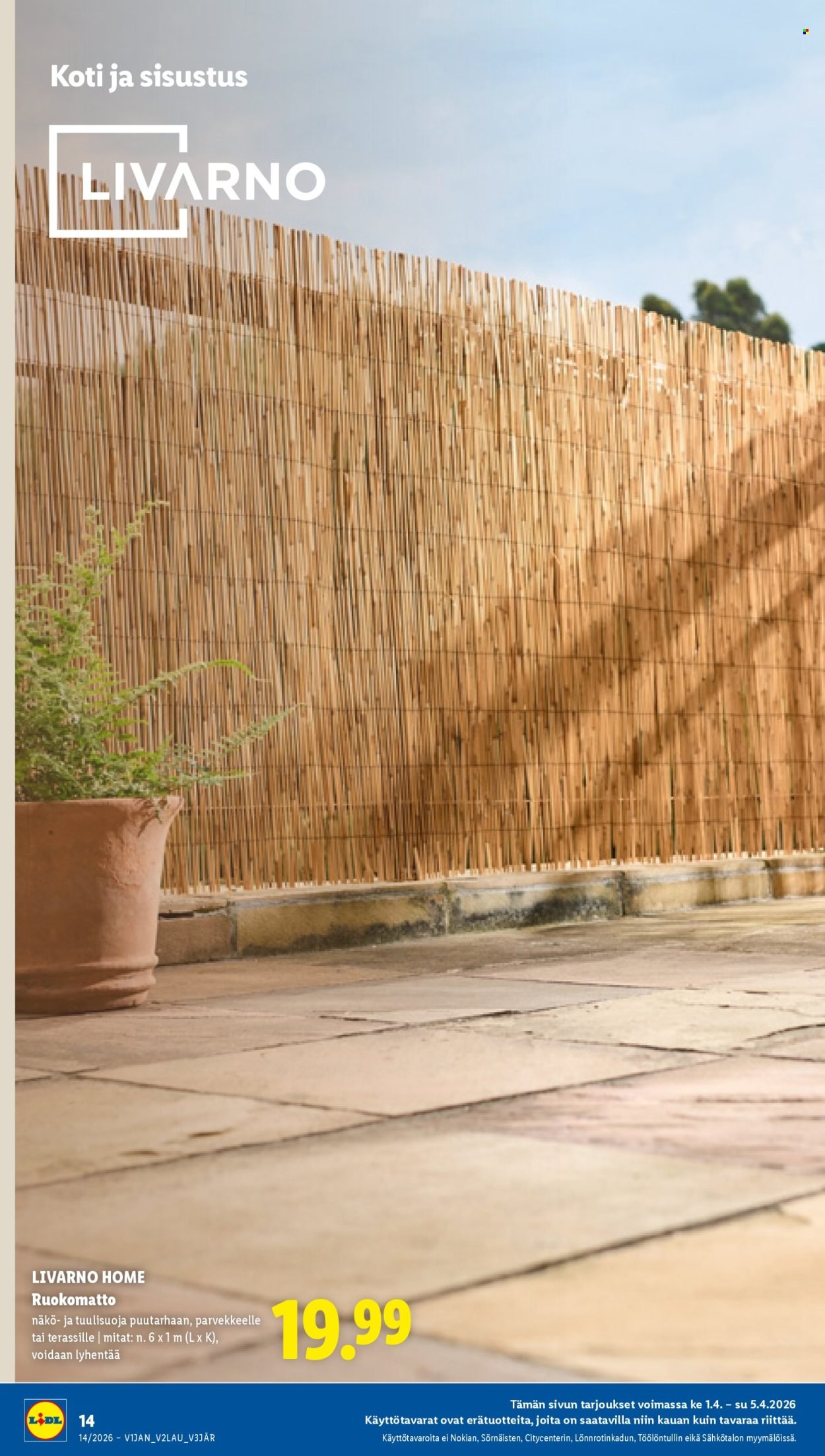 LIDL tarjoukset - Alkaen KE 1.4.2026