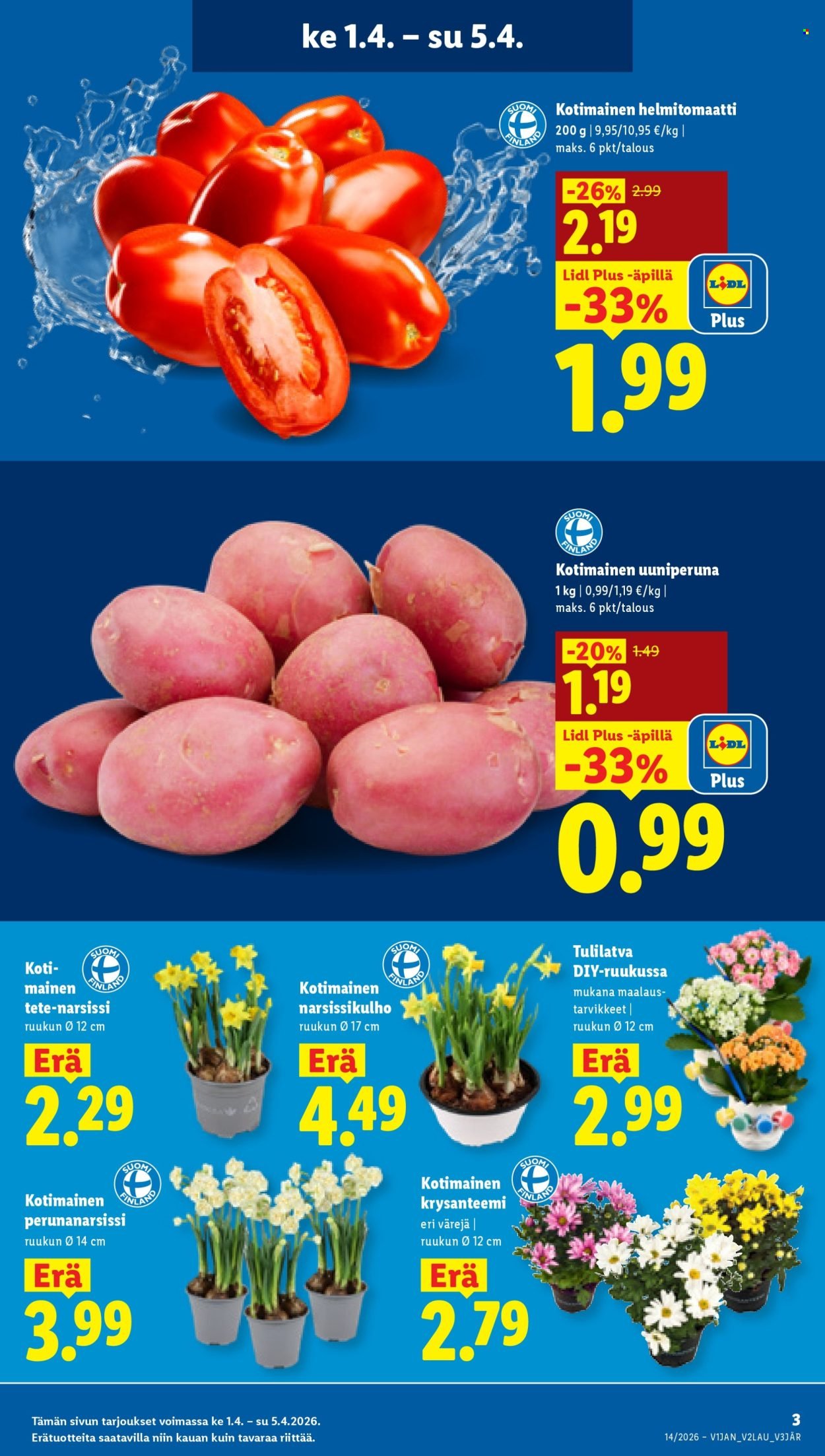 LIDL tarjoukset - Alkaen KE 1.4.2026