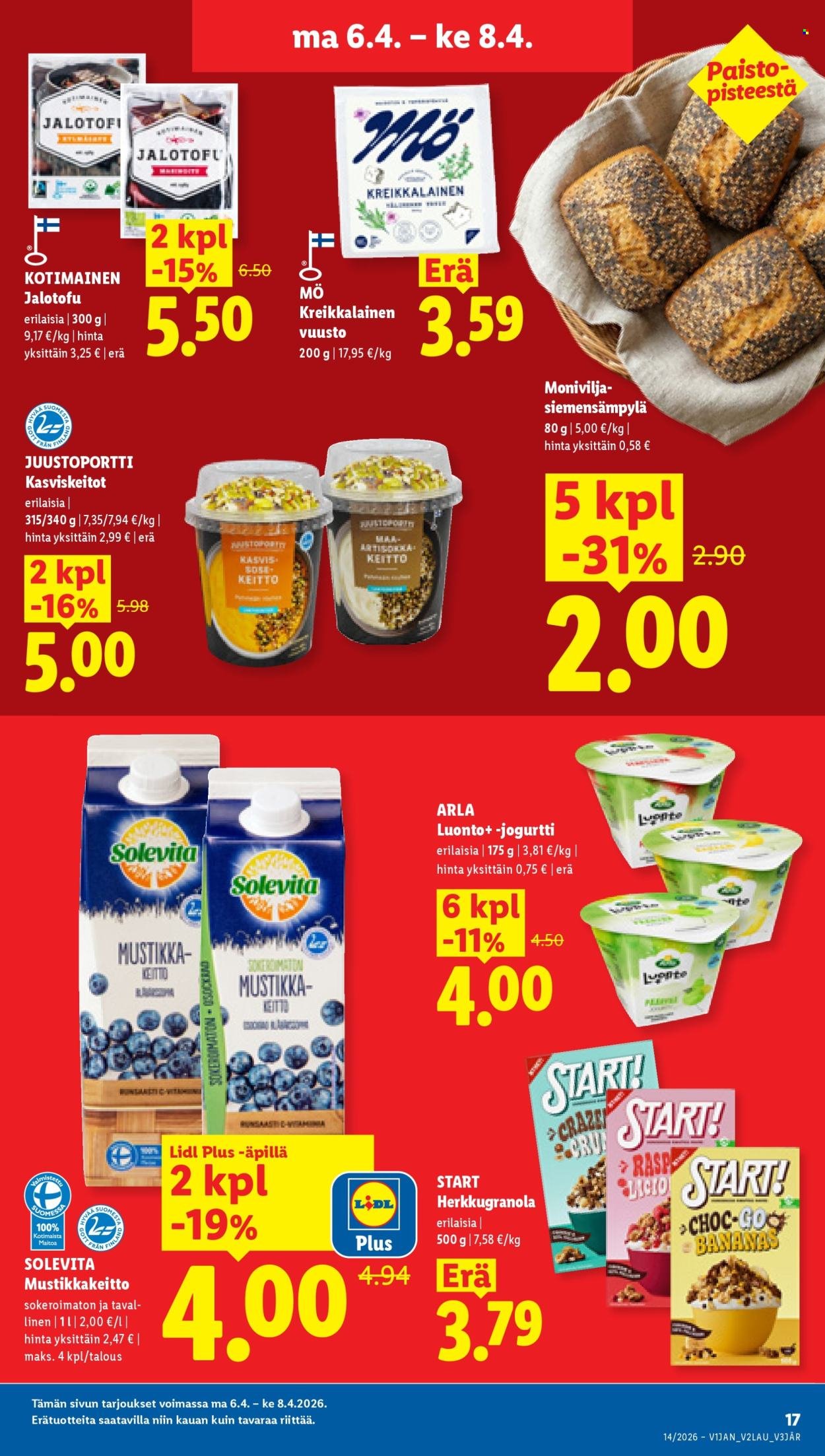 LIDL tarjoukset - Alkaen KE 1.4.2026