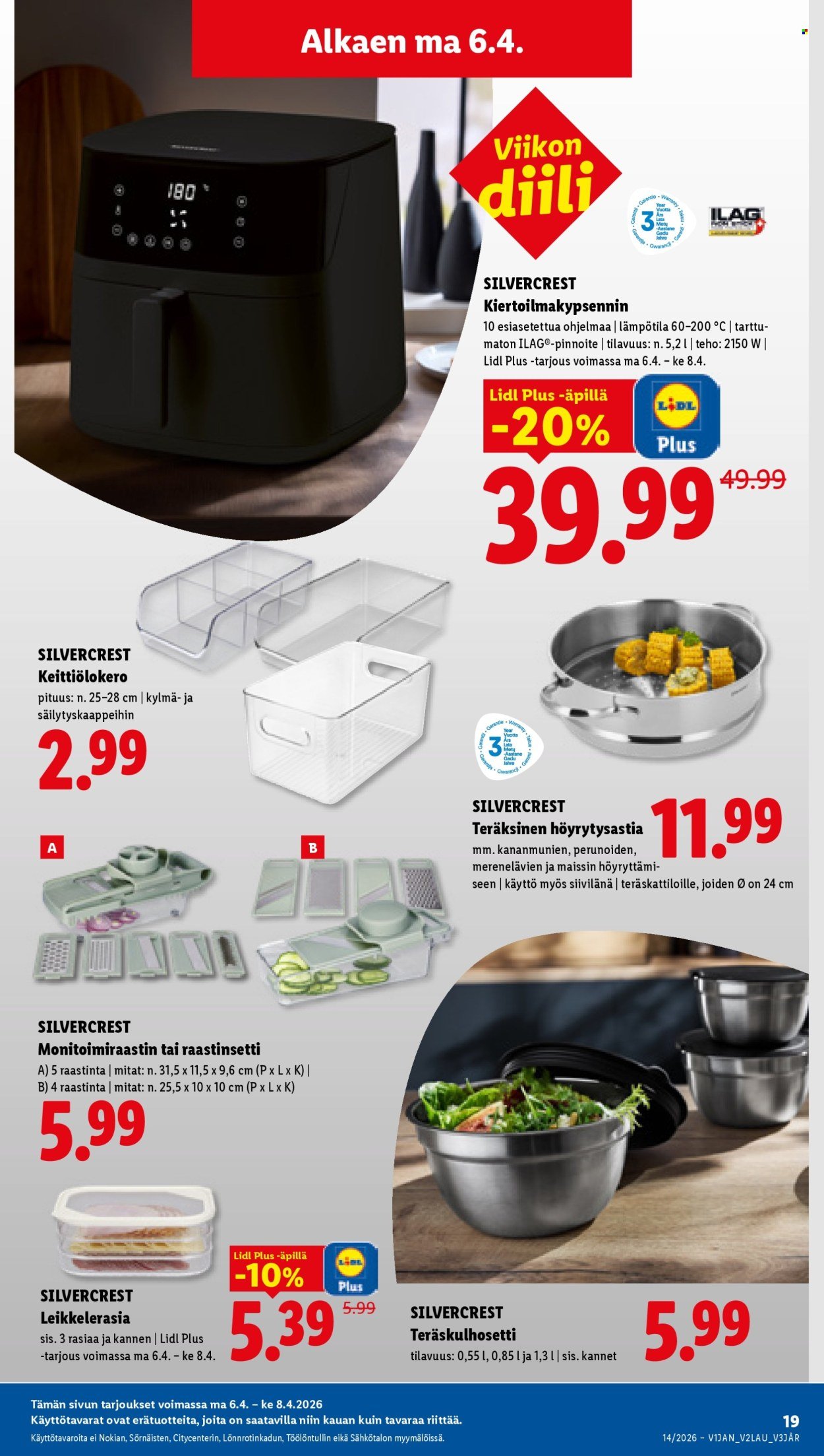 LIDL tarjoukset - Alkaen KE 1.4.2026