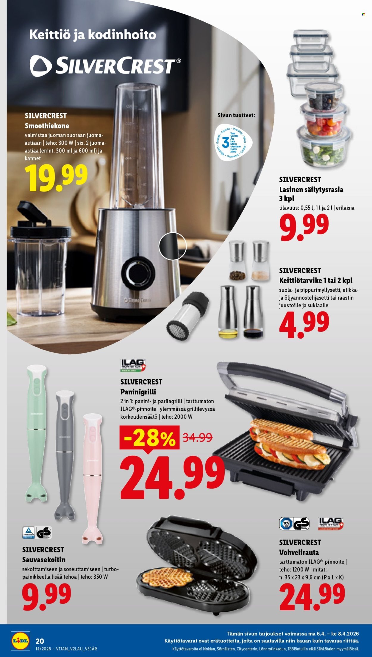 LIDL tarjoukset - Alkaen KE 1.4.2026