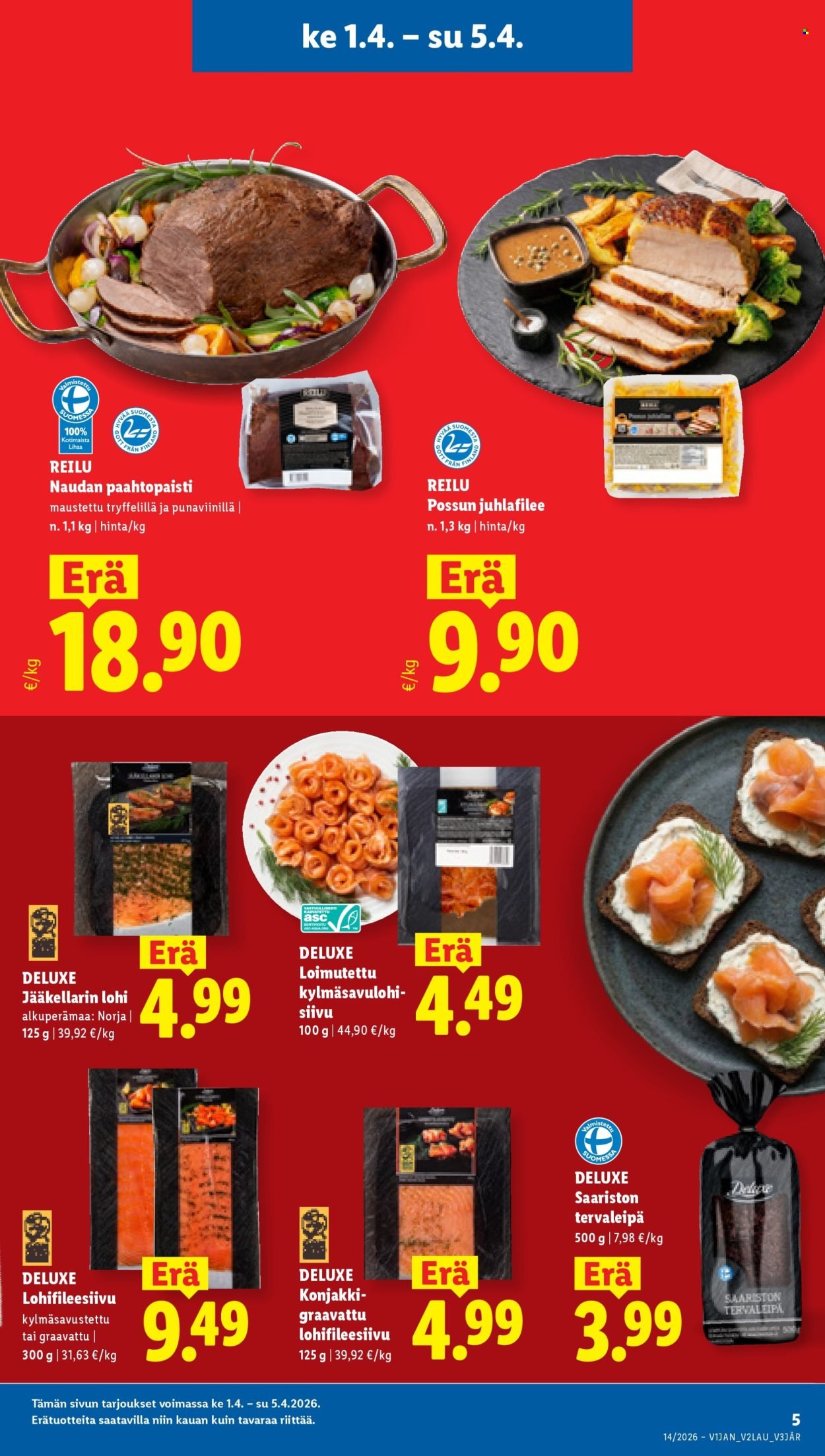 LIDL tarjoukset - Alkaen KE 1.4.2026