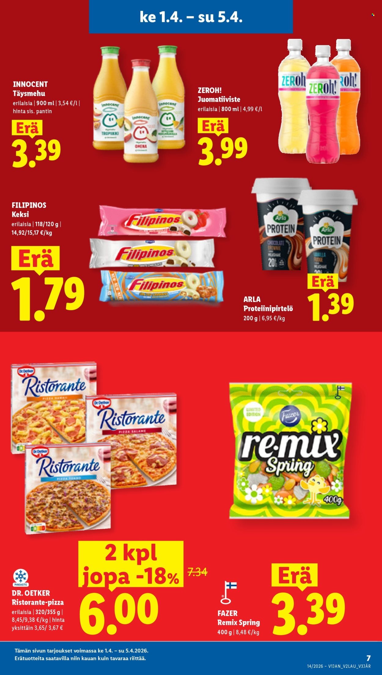 LIDL tarjoukset - Alkaen KE 1.4.2026