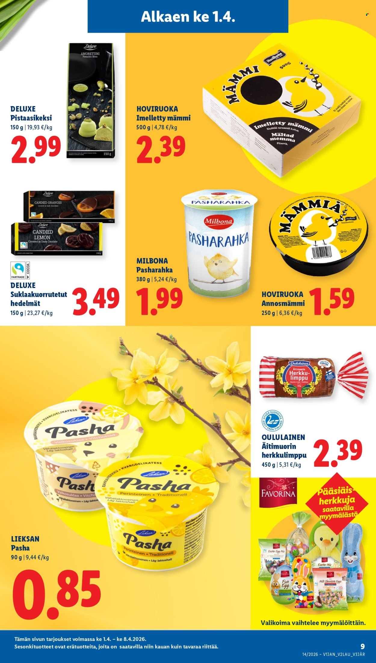 LIDL tarjoukset - Alkaen KE 1.4.2026