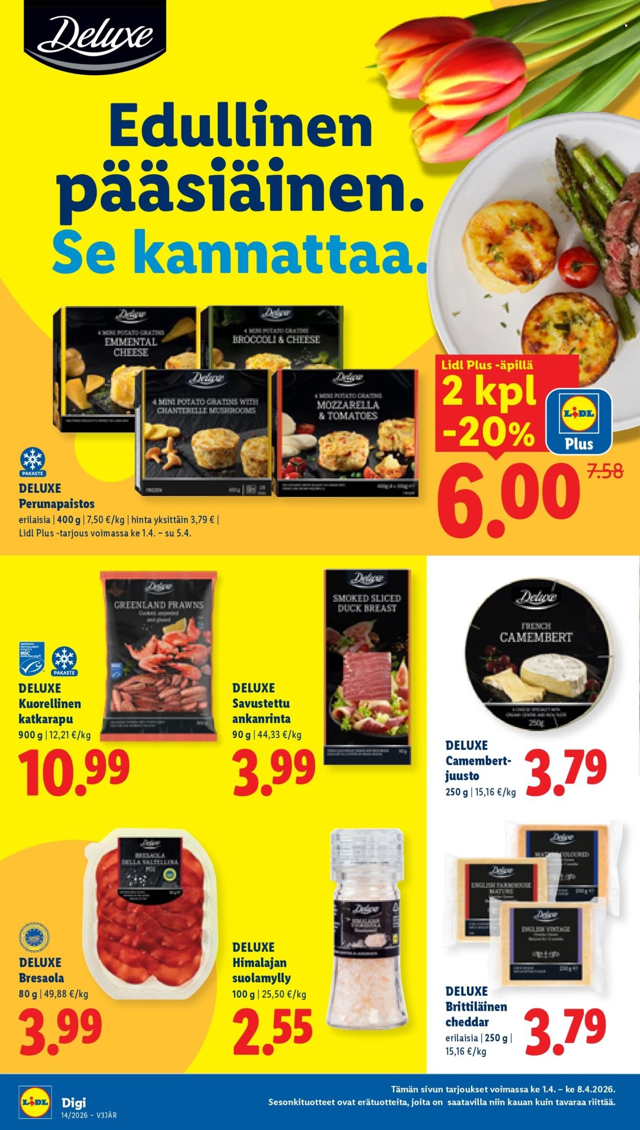 LIDL tarjoukset - Alkaen KE 1.4.2026