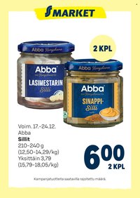 S-MARKET tarjoukset - Abba sillit