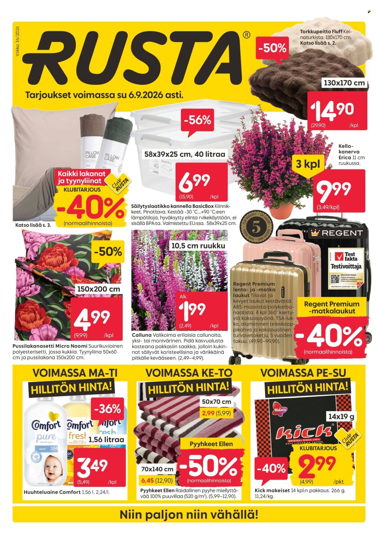 RUSTA tarjoukset - Alkaen MA 31.8.2026