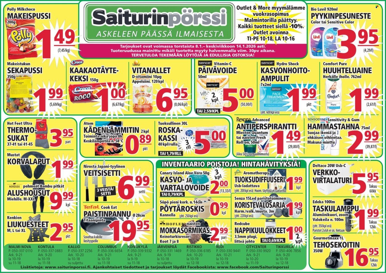 SAITURINPÖRSSI tarjoukset - Alkaen TO 8.1.2026