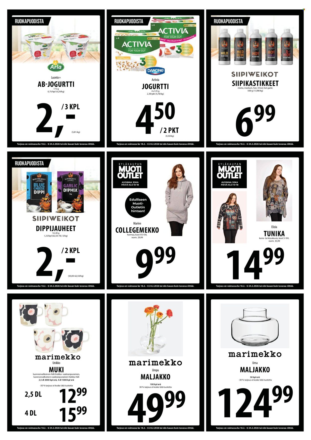 TUURI tarjoukset - Alkaen KE 18.2.2026