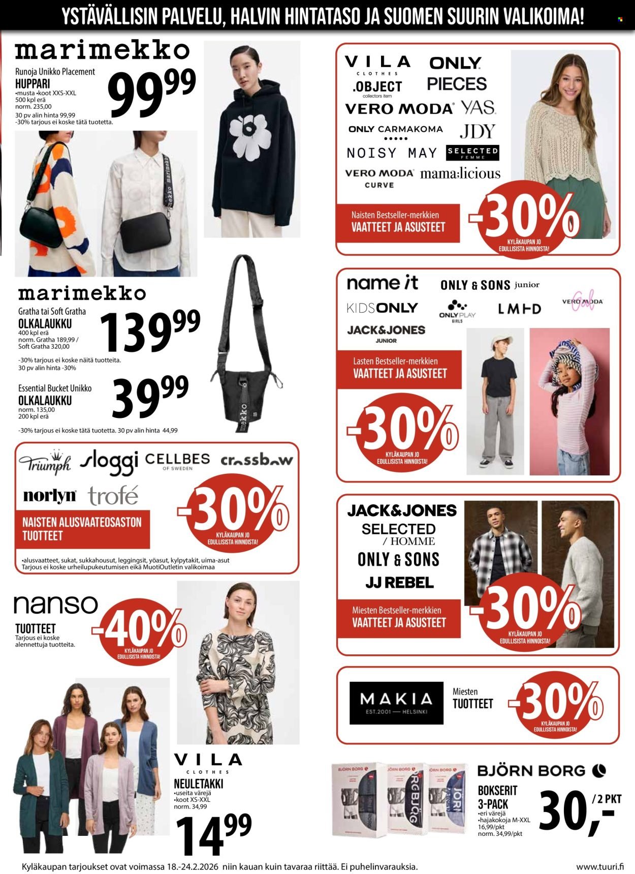 TUURI tarjoukset - Alkaen KE 18.2.2026