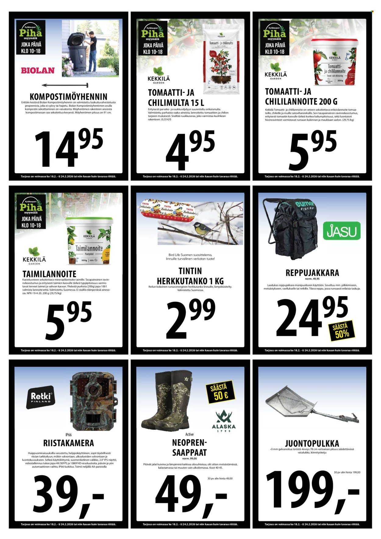 TUURI tarjoukset - Alkaen KE 18.2.2026