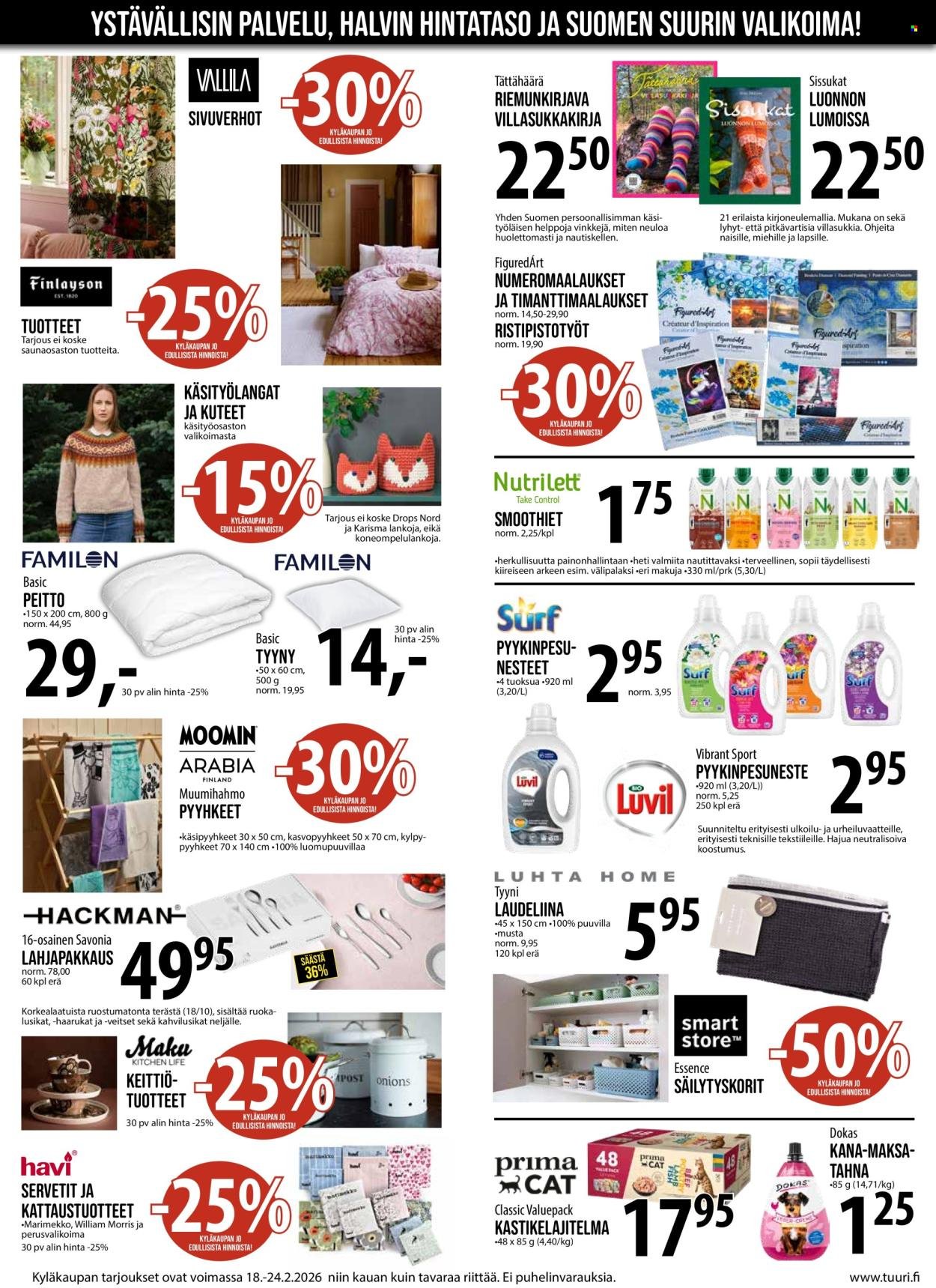 TUURI tarjoukset - Alkaen KE 18.2.2026