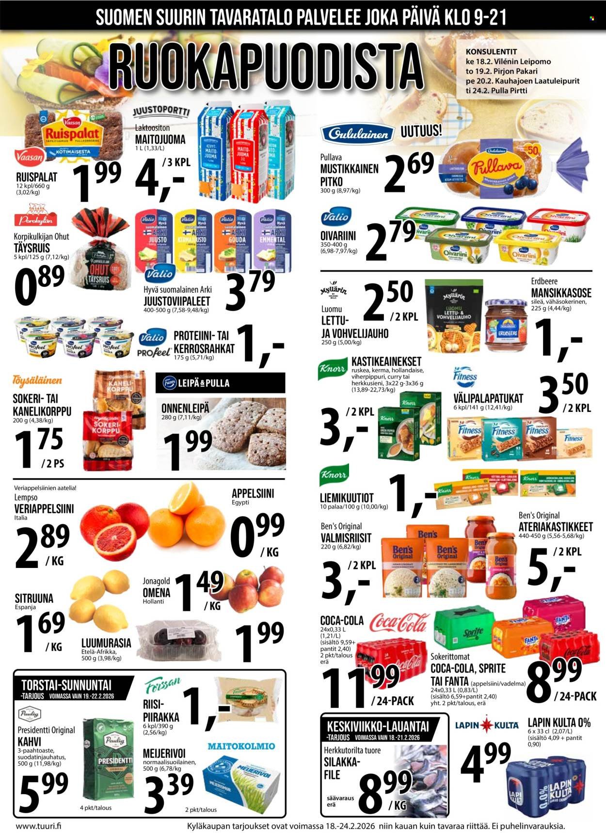 TUURI tarjoukset - Alkaen KE 18.2.2026