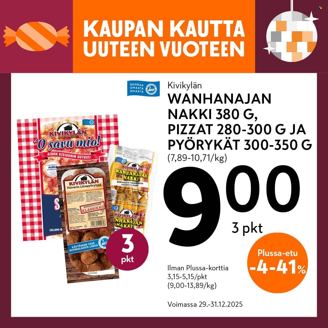 K-MARKET tarjoukset - Alkaen MA 29.12.2025
