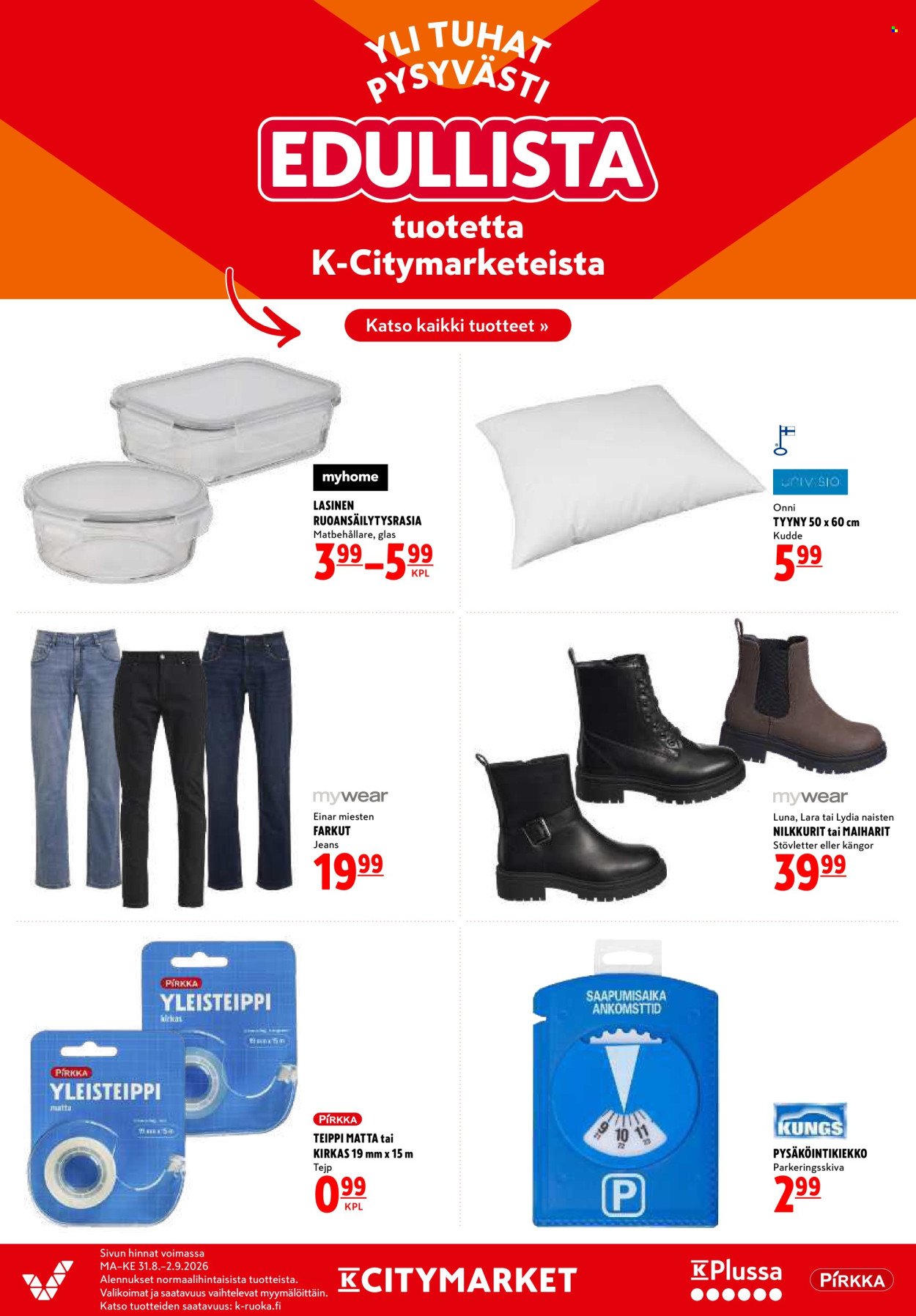 K-CITYMARKET tarjoukset - Alkaen MA 31.8.2026