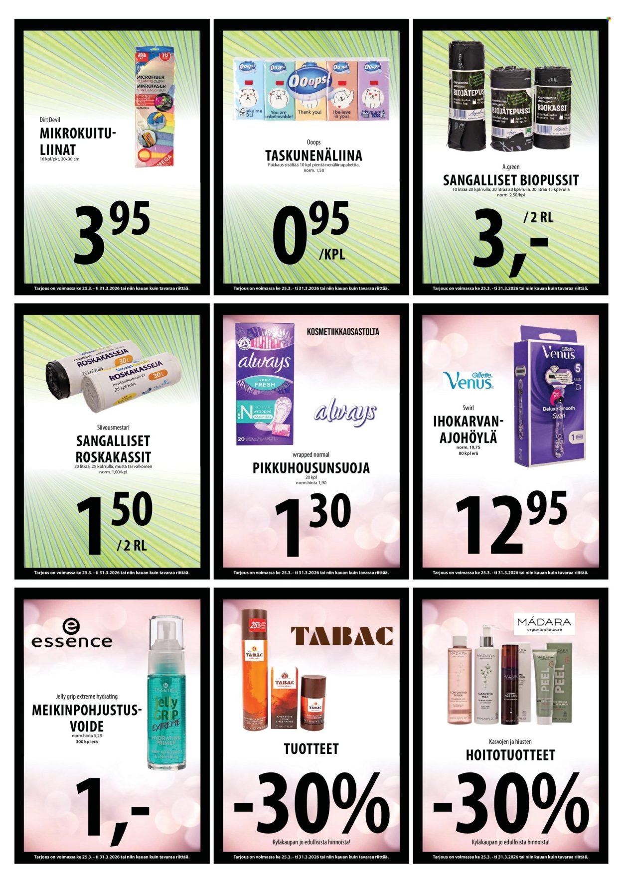 TUURI tarjoukset - Alkaen KE 25.3.2026