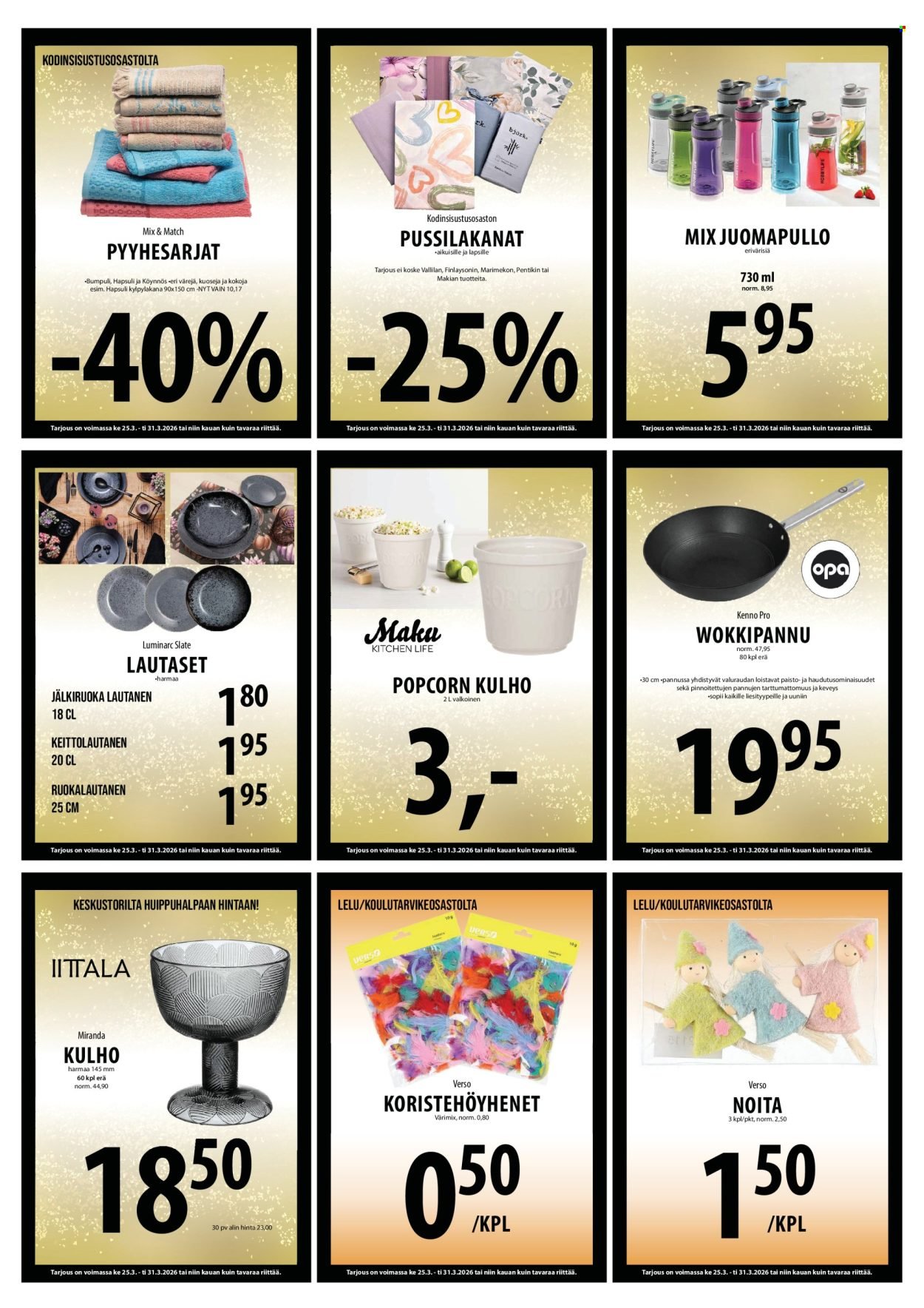 TUURI tarjoukset - Alkaen KE 25.3.2026