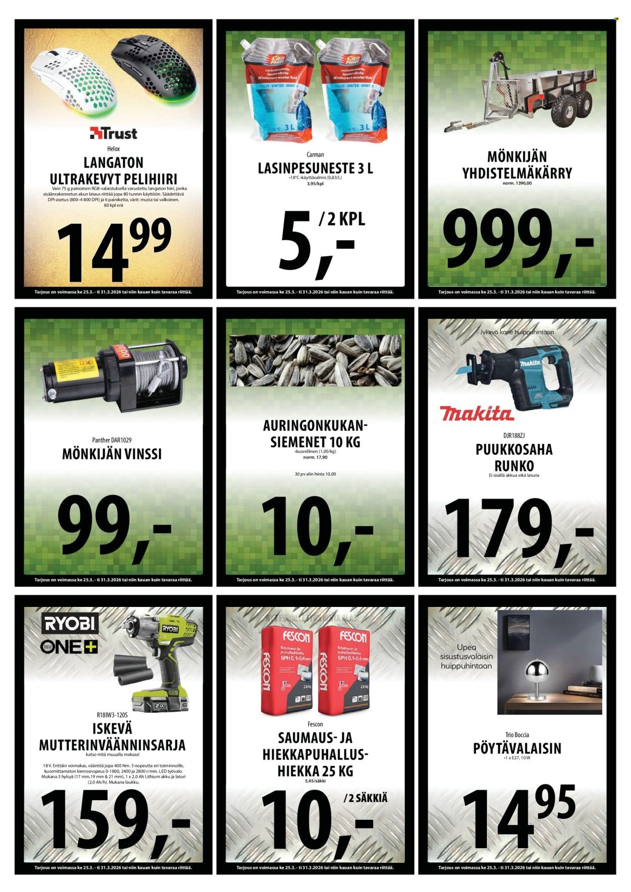 TUURI tarjoukset - Alkaen KE 25.3.2026
