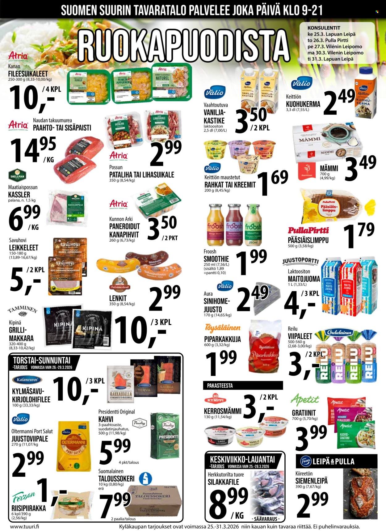 TUURI tarjoukset - Alkaen KE 25.3.2026