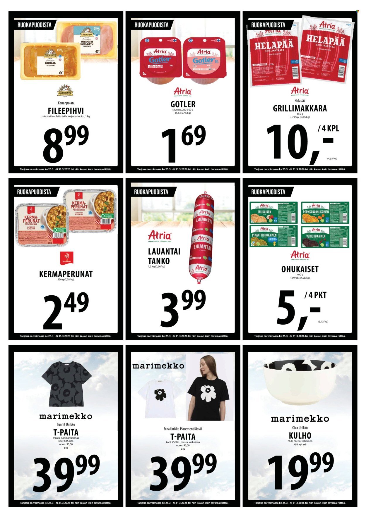 TUURI tarjoukset - Alkaen KE 25.3.2026