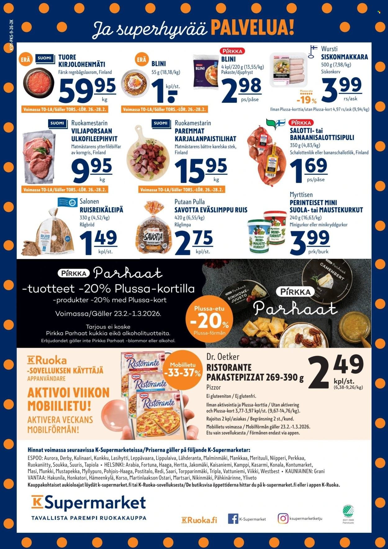 K-SUPERMARKET tarjoukset - Tavallista parempaa ja edullisesti
